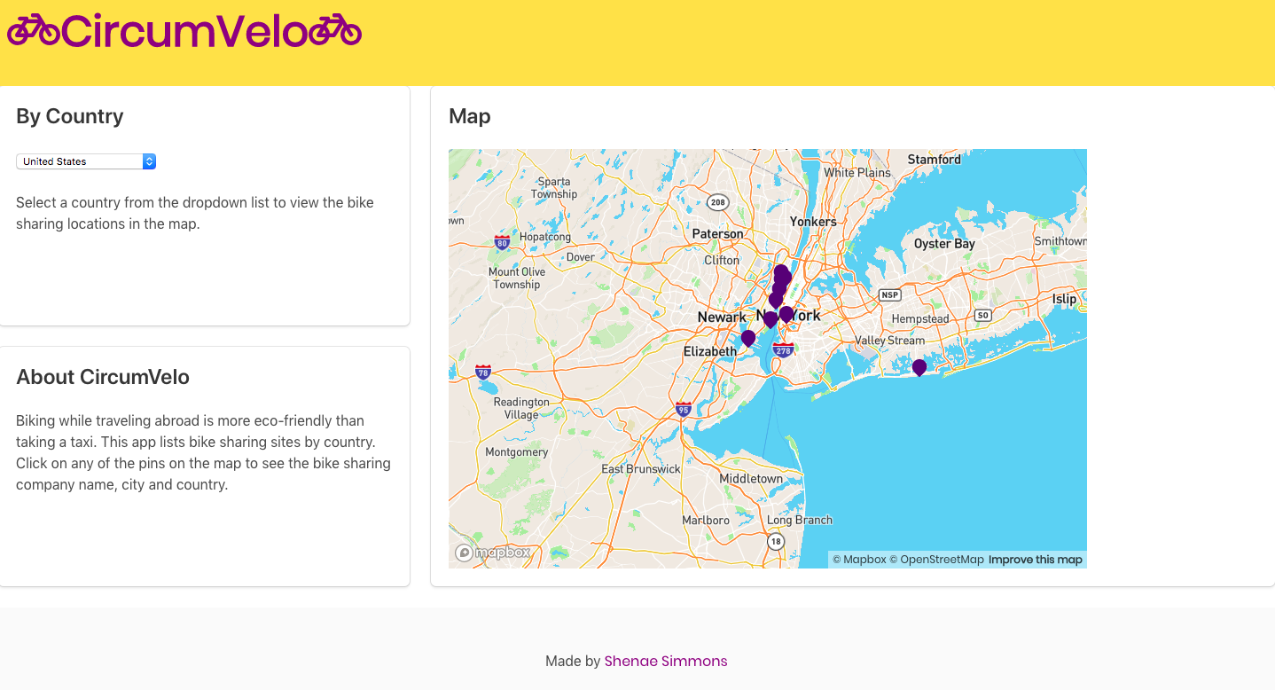 thumbnail of my circumvelo website